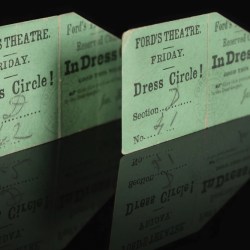 Lincoln Assassination Tickets Auction