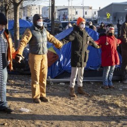 Maine-Homeless Encampment