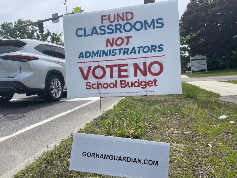 Gorham voters getting texts urging them to check AI-generated budget website